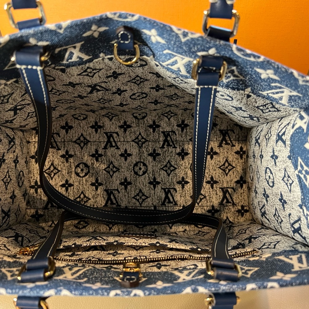 Sold ❌ New▪️Louis Vuitton Denim Onthego MM - Picture 12 of 15